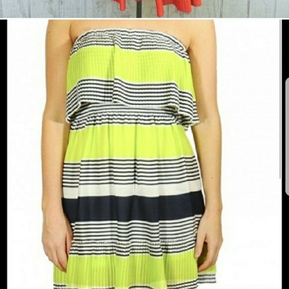 Max & Cleo Hot Pink Strapless Dress - Picture 2 of 3